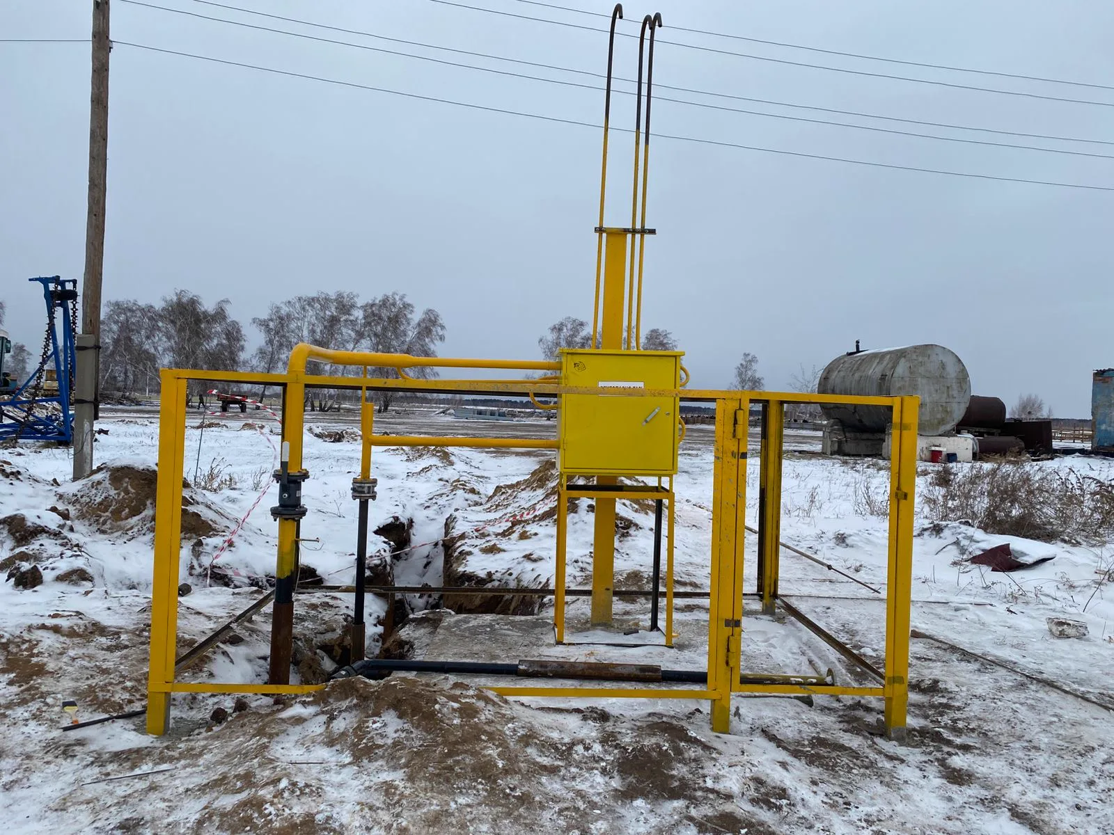 Шкафной регуляторный пункт газоснабжения